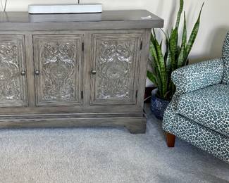 Buffet / Entertainment Media Center and Accent Chair