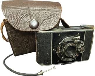 Antique Camera in leather case