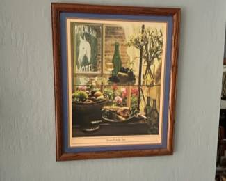 Brunch at the Inn Print by Alan Krosnick