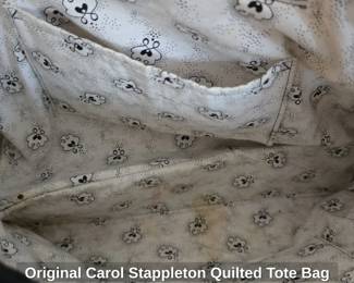 Original Carol Stappleton Quilted Tote Bag second image
