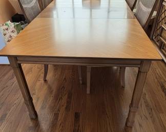 MidCentury Modern Oak Dining Table and Chairs Set