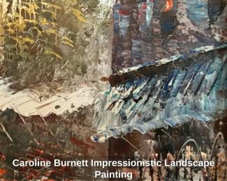 Caroline Burnett Impressionistic Landscape Painting