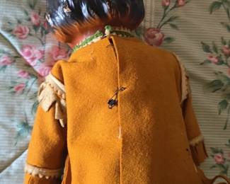 Vintage Native American Style Doll by Carlson Dolls second image
