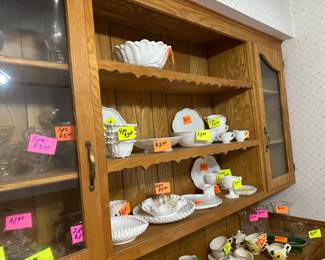MILKGLASS DISHES