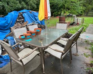 PATIO FURNITURE - PLANT POTS - CANOPY