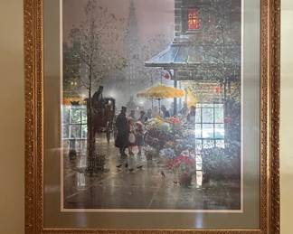 G. Harvey "Flower Vendor" Limited Edition Print