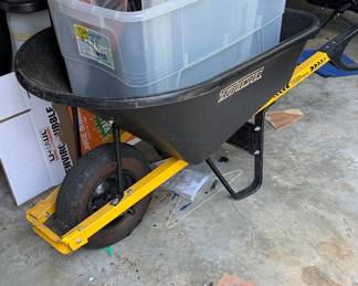 True Temper 6 cu. ft. Steel Wheelbarrow with Total Control Handles