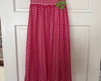 Peaches 'n Cream Polka Dot Dress