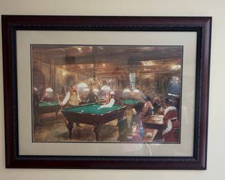 The Billiard Room by Jean Béraud