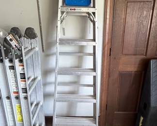 Werner 6 ft. Fiberglass Step Ladder with Project Bucket