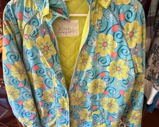 Hanna Andersson Floral Print Hooded Jacket