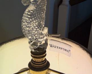 Waterford Crystal Seahorse Lamp