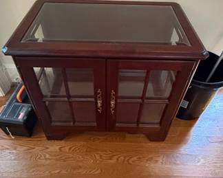 Cherry Display Cabinet