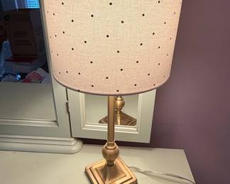 Kate Spade New York Pavilion Gold Polka Dot Table Lamp