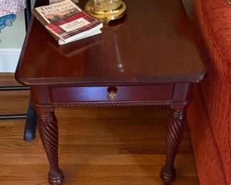 Pennsylvania House Side Table with Twisted Legs