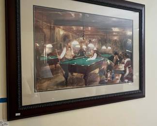 Le Billiard by Jean Béraud Print