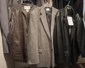 Dress leather jackets, XLarge, Excellent condition