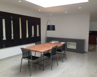 Sold reclaimed wood dining table