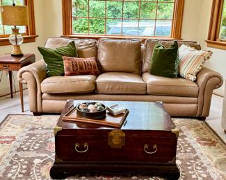 Hancock and Moore Leather Sofa