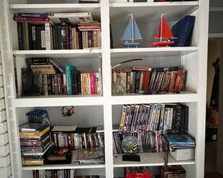 Books, CD’s, DVD’s and VHS’