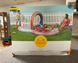 Unicorn World Paly Center Inflatable Water Park - Sun Squad