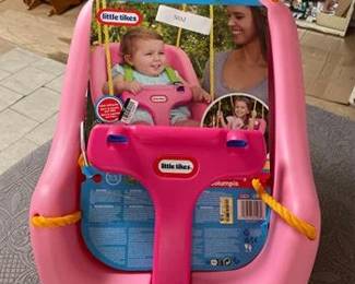 Little Tikes 2-in-1 Snug 'n Secure Swing with High Back and T-Bar