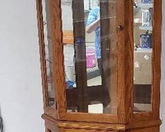 Light up Corner Curio Cabinet
