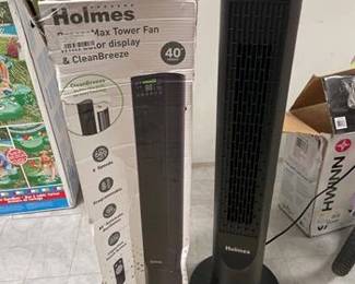 Holmes 40' Breeze Max Tower Oscillating Fan with Clean Breeze