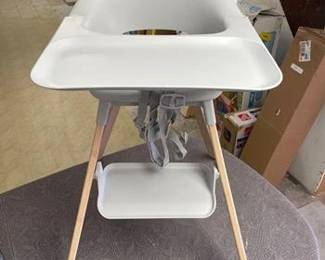 Stokke Clikk Easy to Clean Cloud Grey Baby High Chair