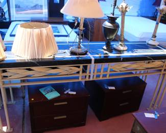 incredible iron base marble top table