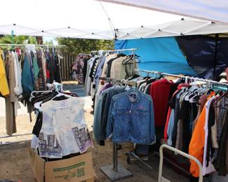 dozens of custom clothing