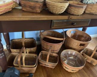 Longaberger Baskets and pottery