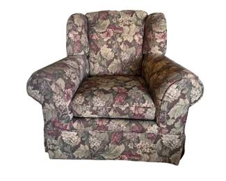Accent Armchair, tapestry fabric