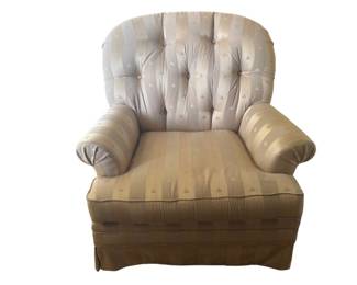 Salon Chair Custom Upholstery with Bee's