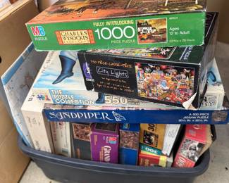Bin of Puzzles, hours of fun