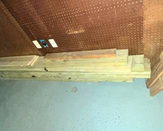 STACK OF LONG LUMBER