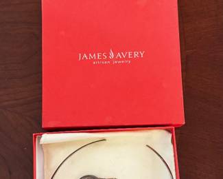 James Avery sterling necklace and earrings