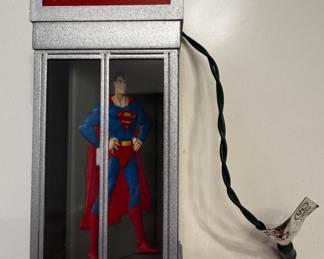 Superman Phone Booth Hallmark ornmanet