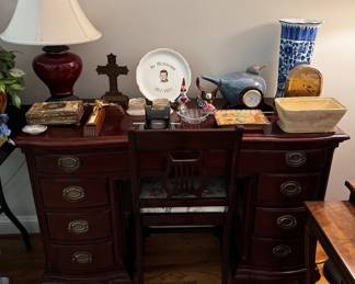 Mahogany Desk and Chair