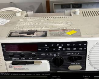 GE Spacemaster AM/FM Radio/Cassette Player