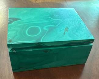 Malachite Jewelry Trinket box