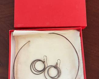 James Avery necklace and earrings