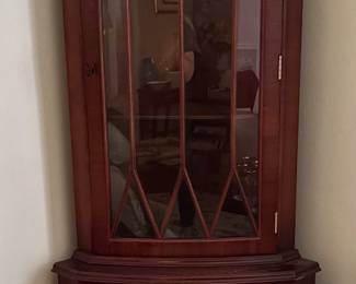 Vintage Corner Cupboard