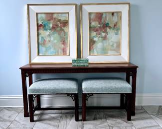 Hickory Chair Mahogany Chippendale Set