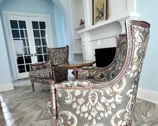Pair Theodore Alexander Armchairs
