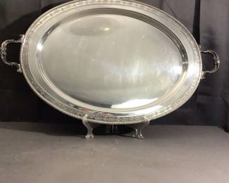 Lot 111: Towle Sterling Louis XIV Serving Tray (2275 dwt)