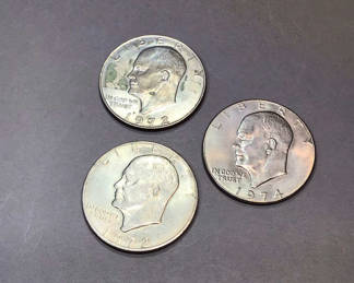 Lot 147: U.S. Eisenhower Silver Dollar (43+dwt)