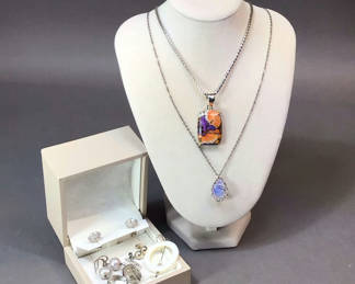 Lot 129: Sterling Jewelry (8+dwt)