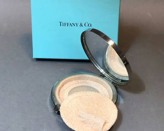 Lot 117: Antique Tiffany & Co. Sterling Compact (40+dwt)