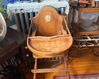 Antique high chair 
